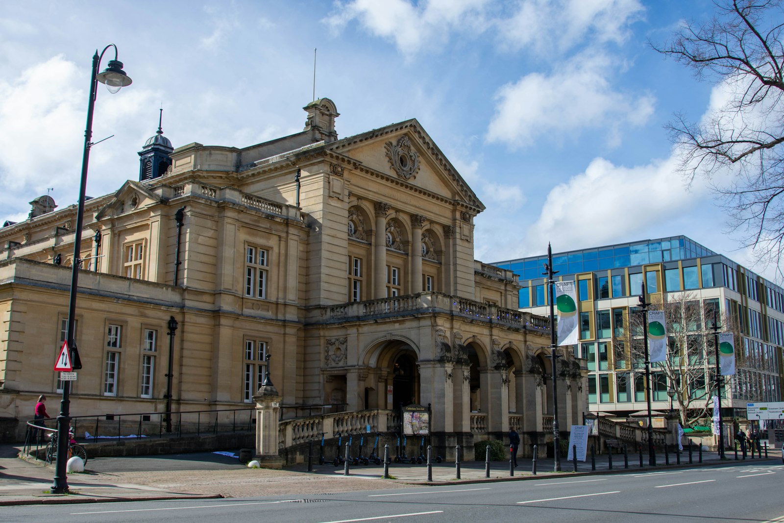 Civic town hall building
